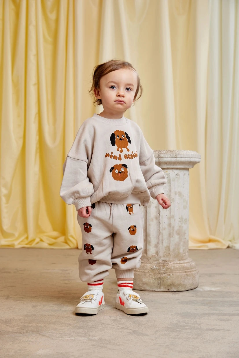Mini Rodini - Doggies printed cotton sweatpants