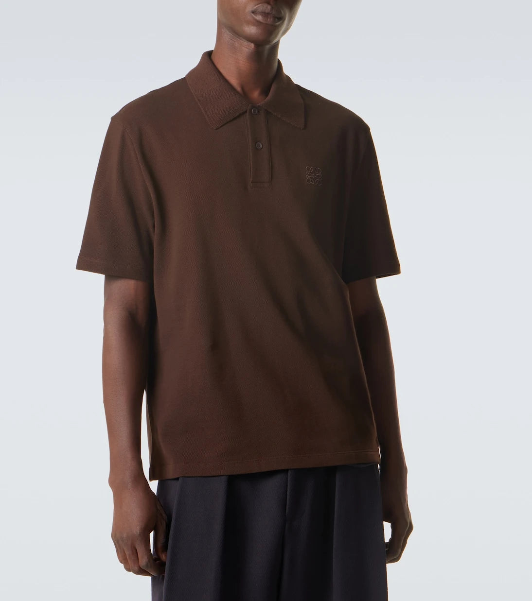 Loewe - Anagram cotton piqué polo shirt