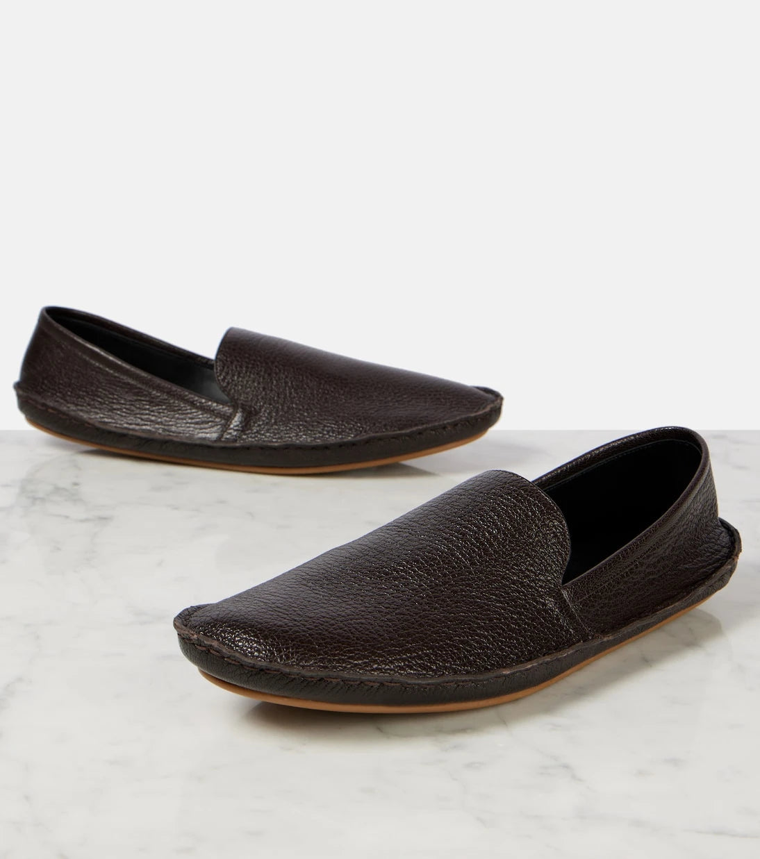 The Row - Vasko leather loafers