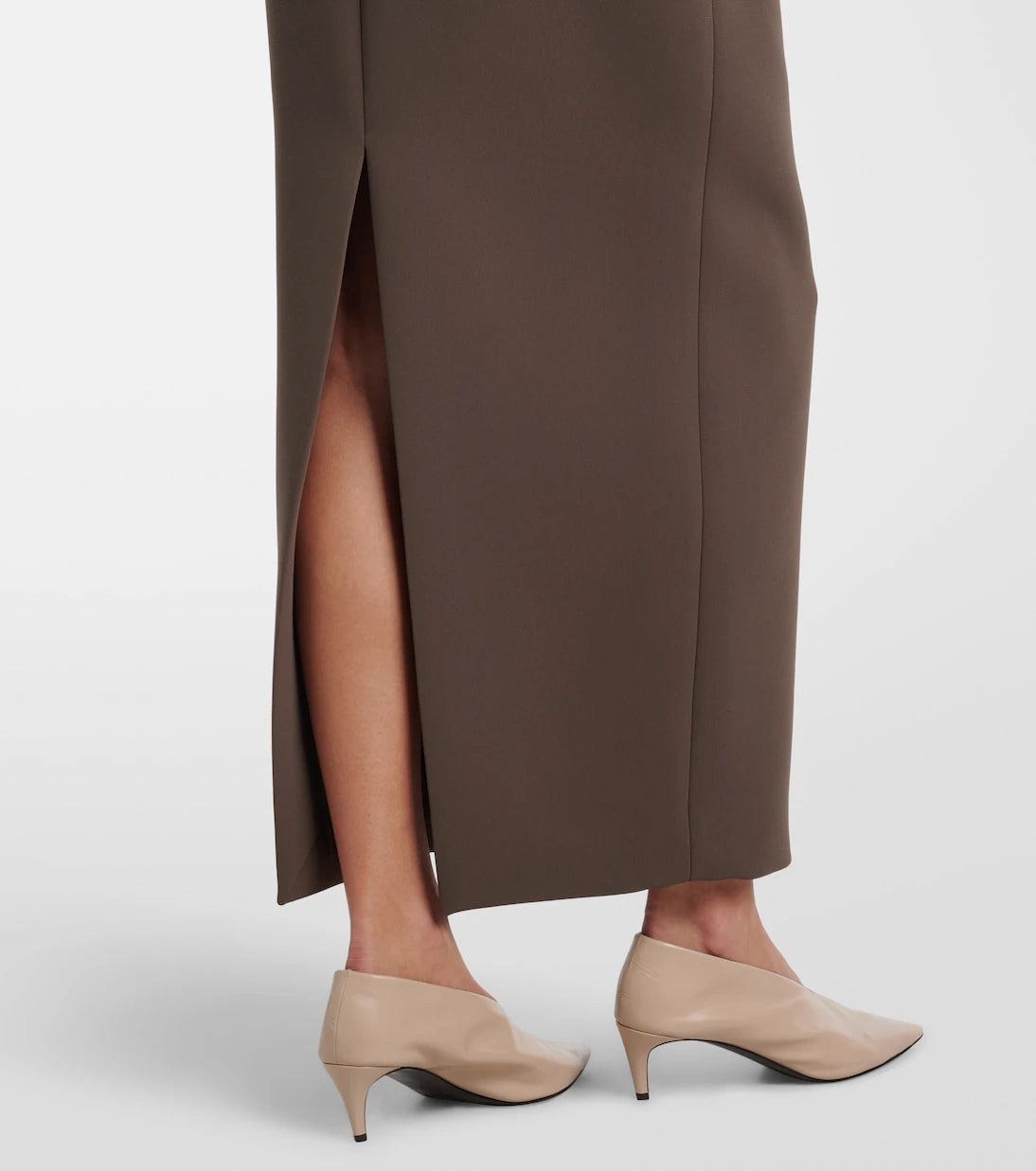 Khaite - Winton crêpe maxi skirt