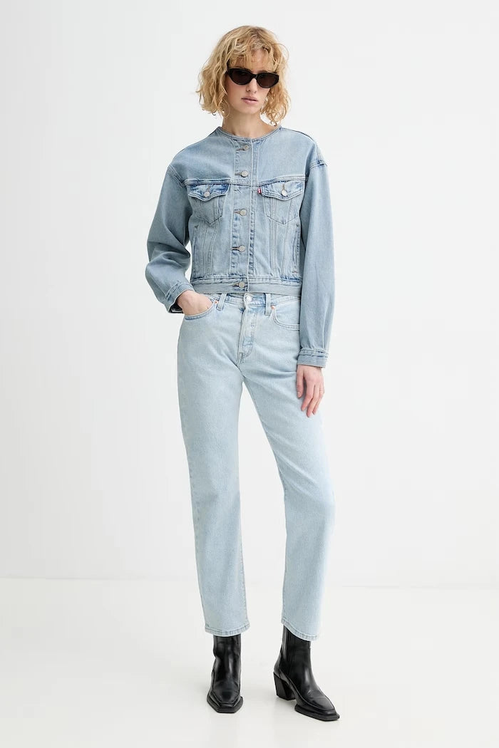 Дънково яке Levi's COLLARLESS SHRUNKEN 90S