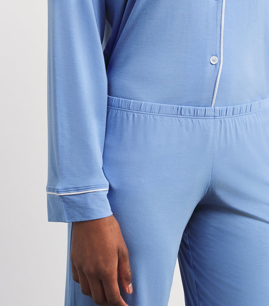 Eberjey Blue Stretch-Modal Gisele Pyjama Set
