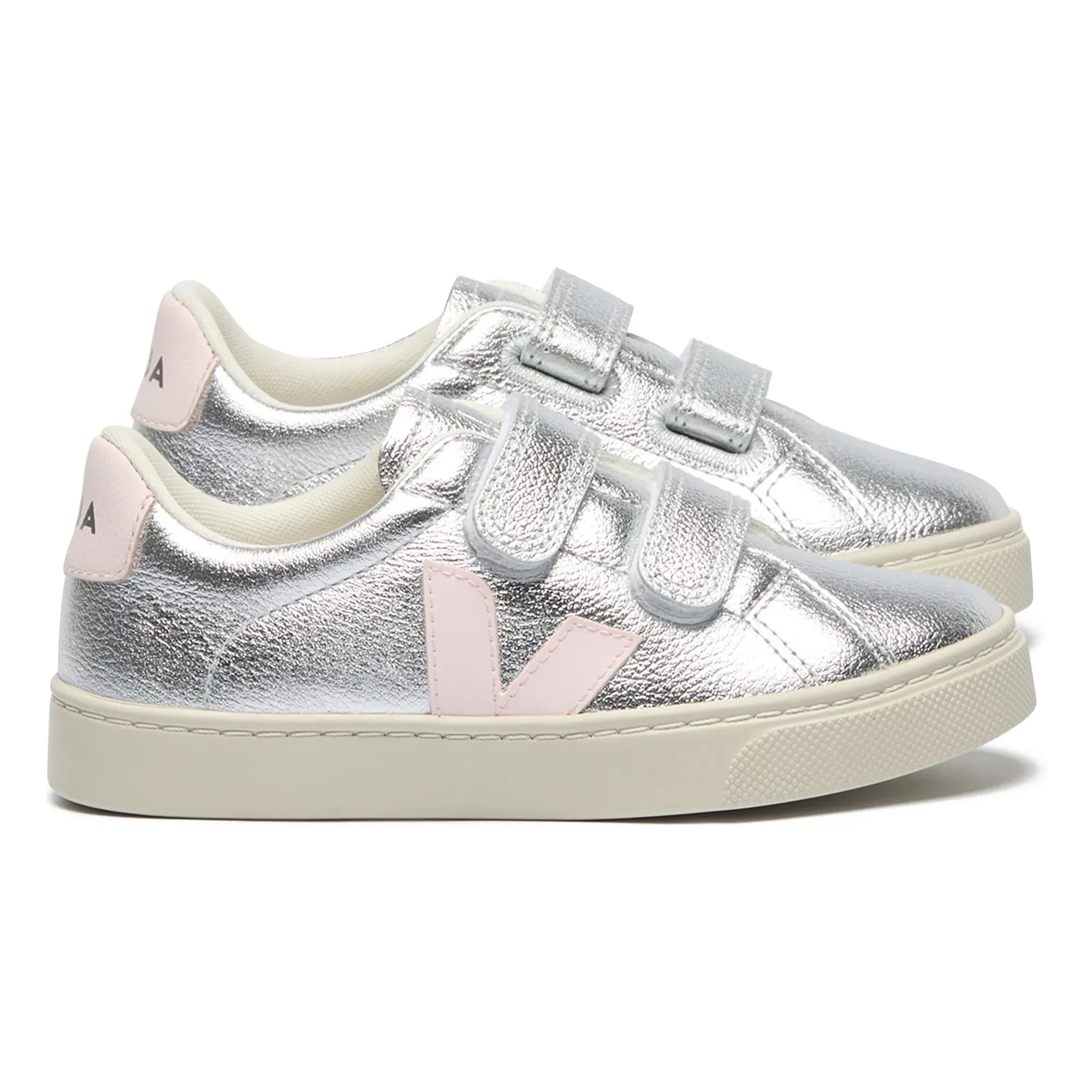 Veja - Esplar Leather Scratch Sneakers  | Silver