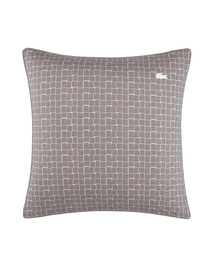 Памучна калъфка за възглавница Lacoste L BLOCK Greige 65 x 65 cm