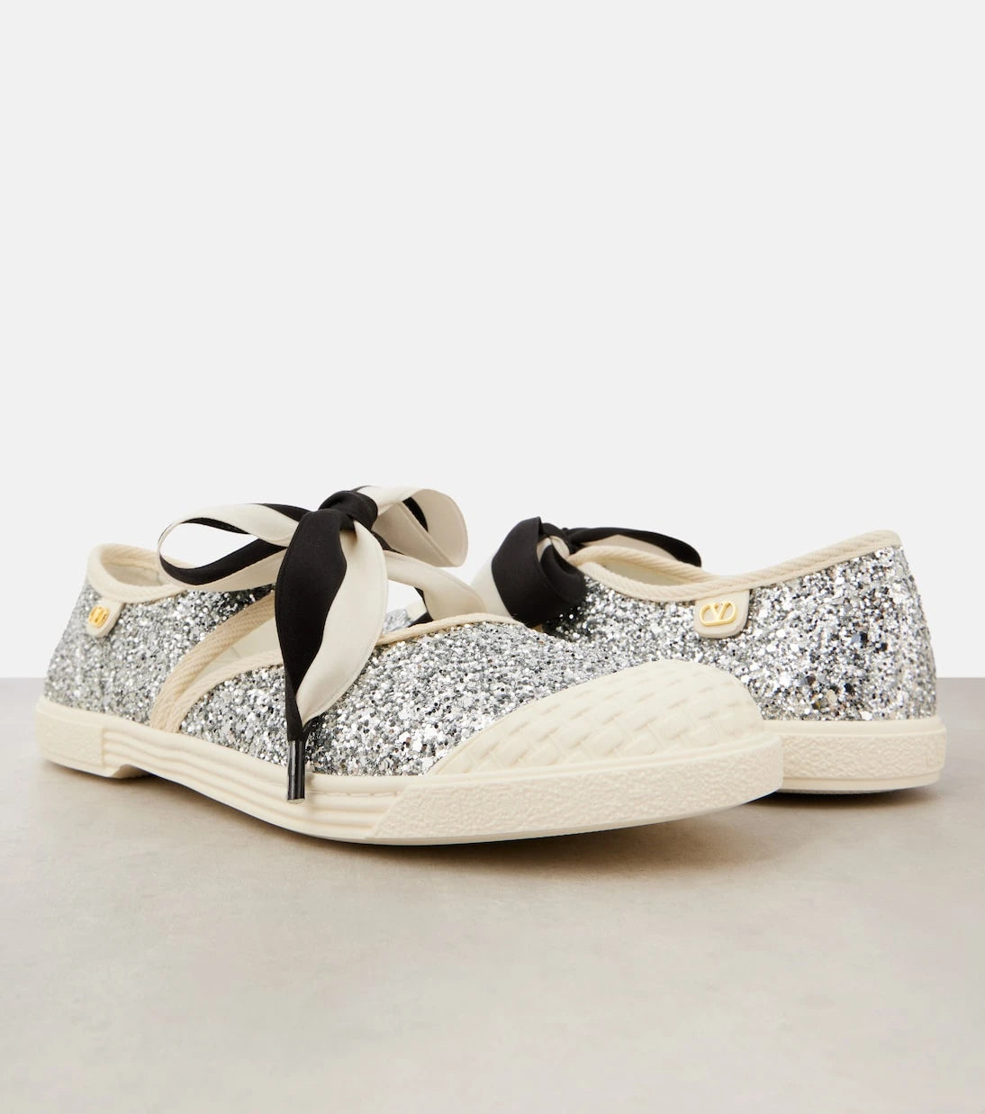Valentino Garavani - Bay by Bay glitter sneakers