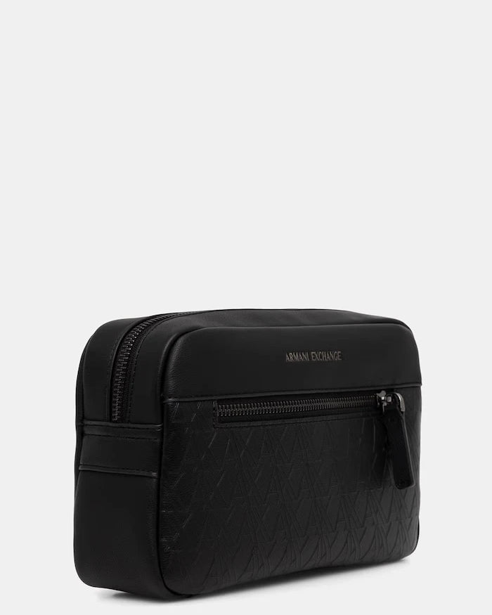 Armani Exchange Erkek Suni Deri Omuz Çantası