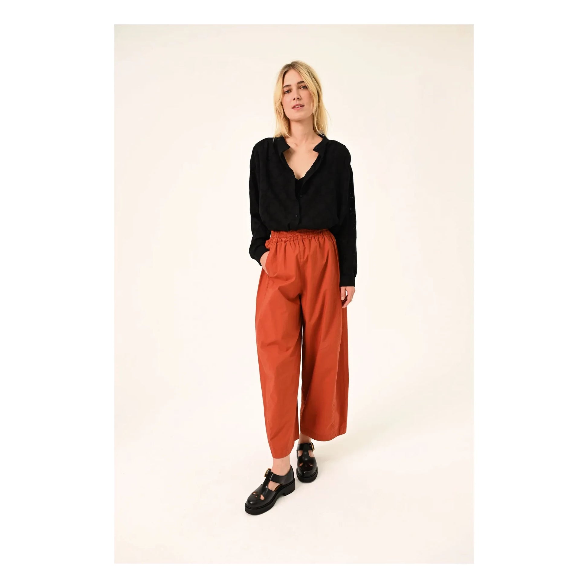 Sacrécoeur - Ella Carta blouse | Black