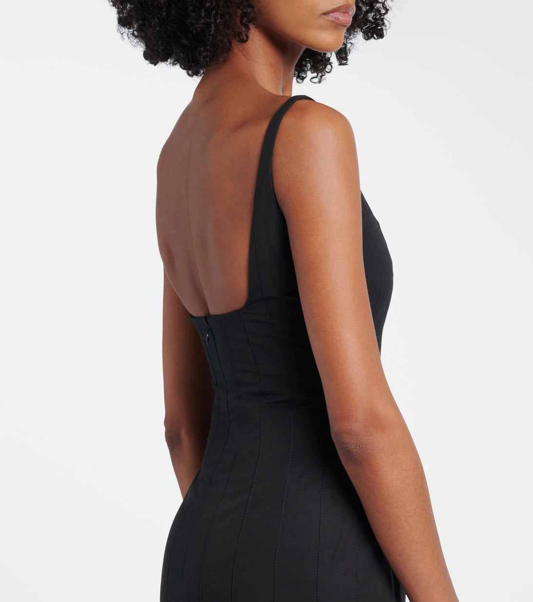 Jacquemus - Agave cotton poplin midi dress