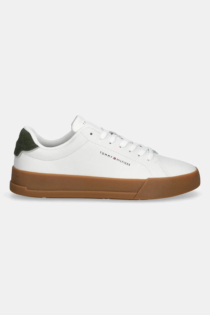 Tommy Hilfiger TH COURT LTH DETAIL Erkek Deri Spor Ayakkabı