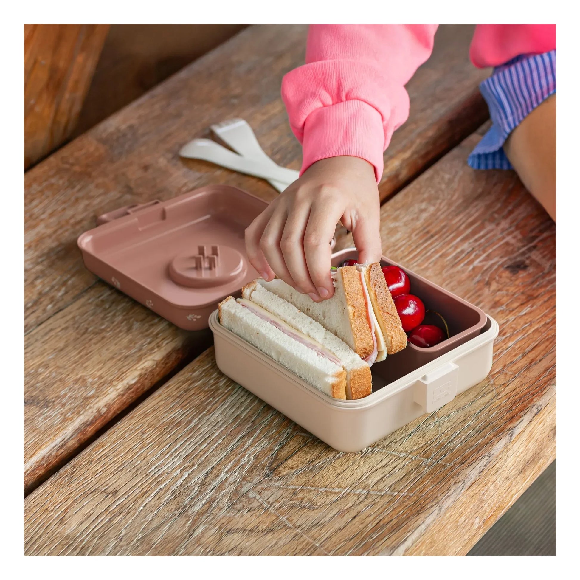Monbento - Lunch box Snacky Renard | Cannelle