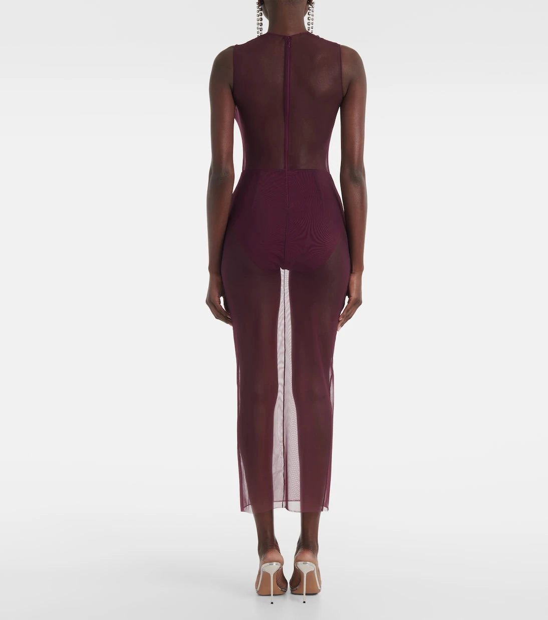 Alex Perry - Sheer mesh midi dress