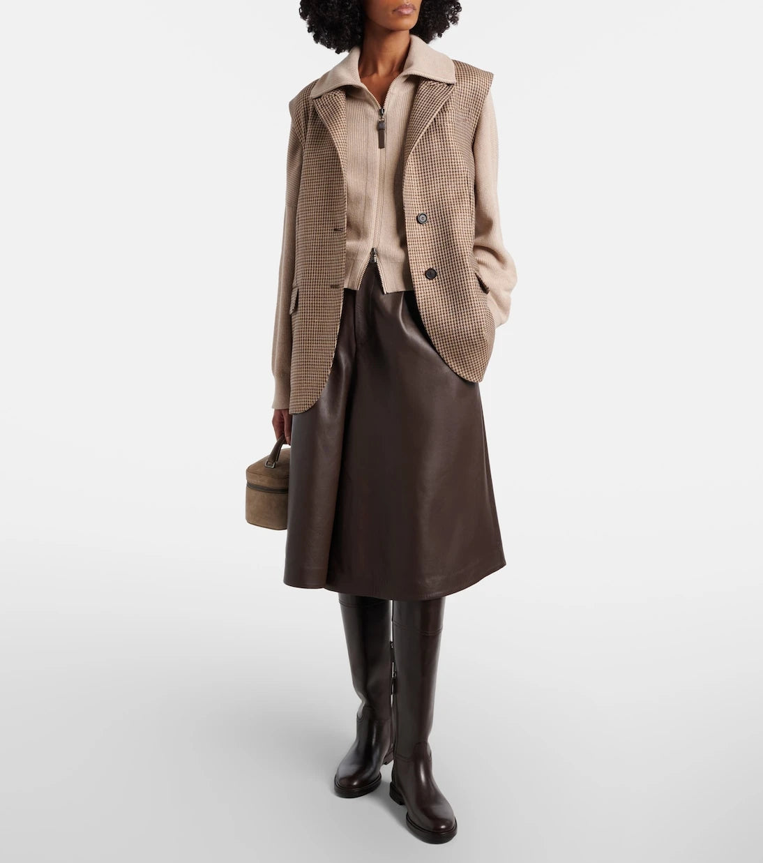 Brunello Cucinelli - Knitted cotton blouson jacket