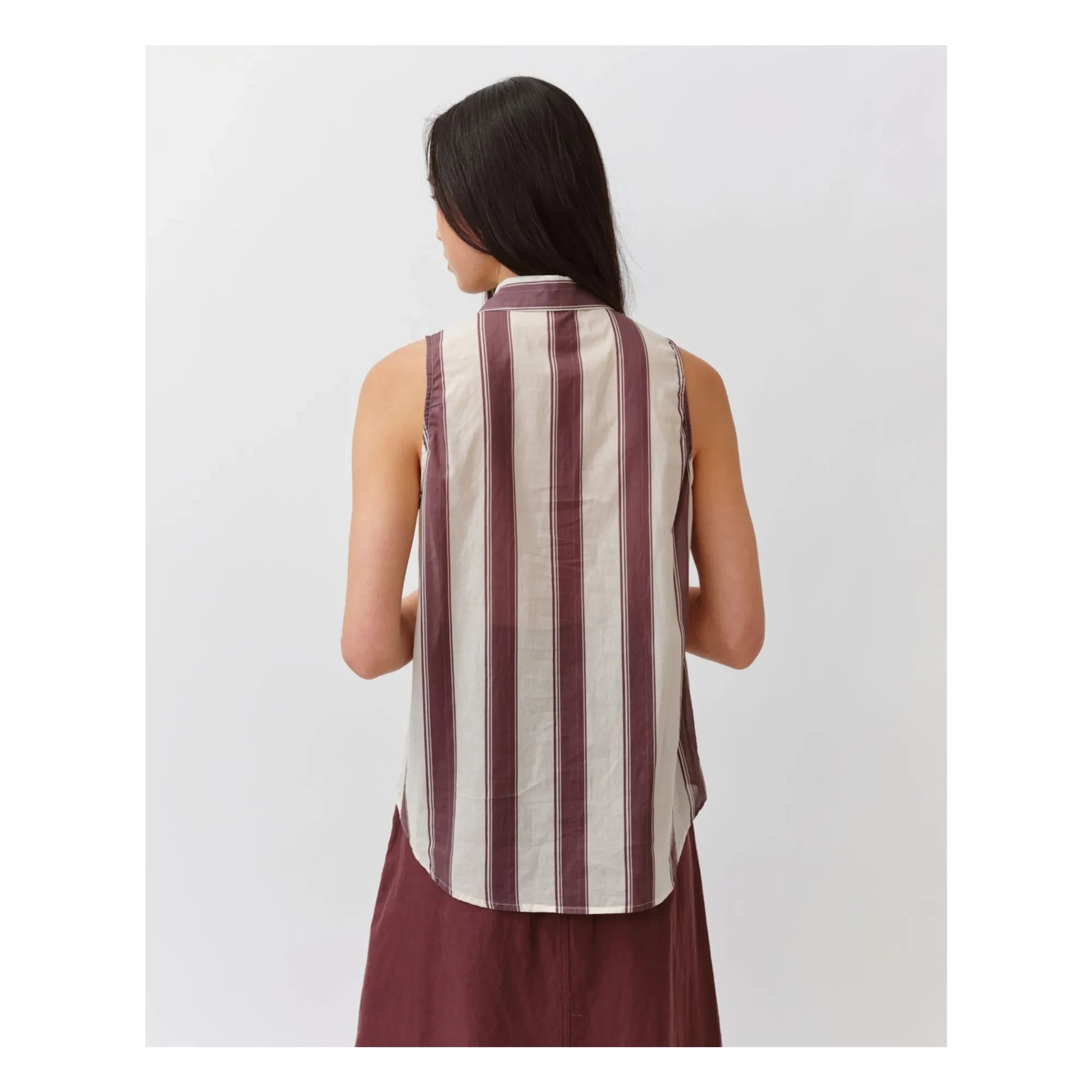 Diega - Cheka Stripes Shirt | Ecru