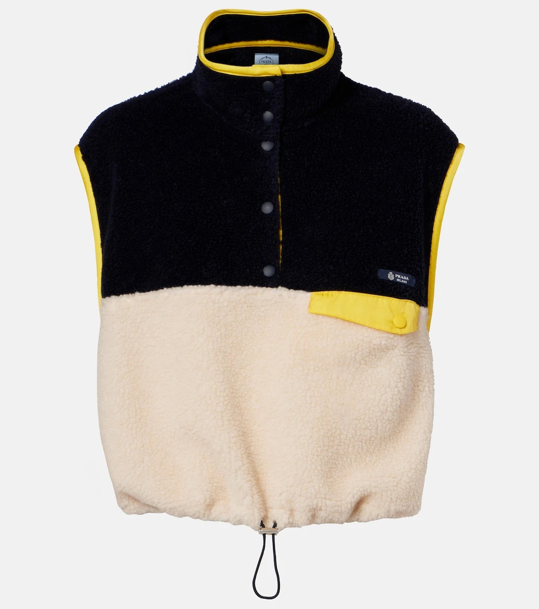 Prada - Cropped teddy vest