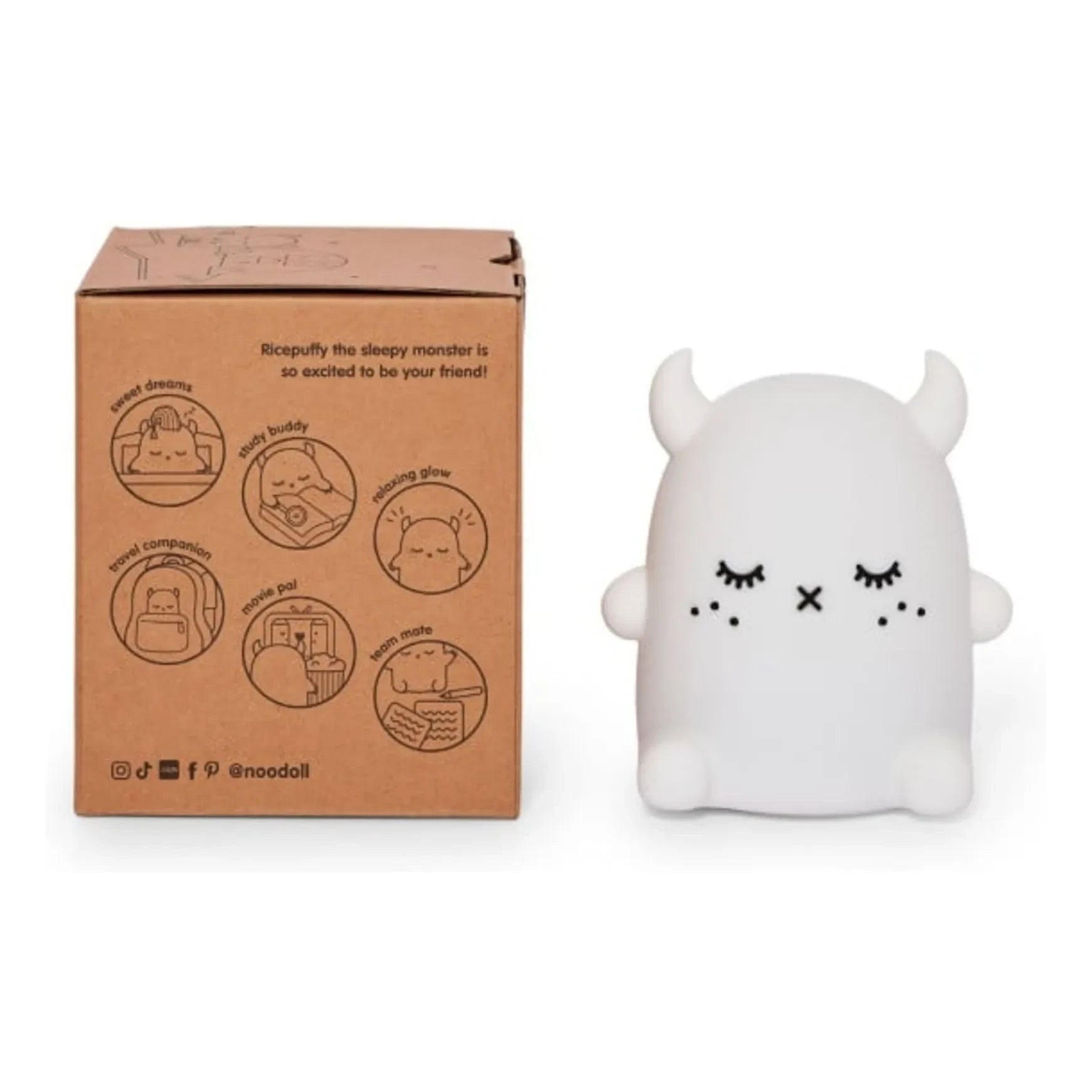 Noodoll - Puffy nightlight | White