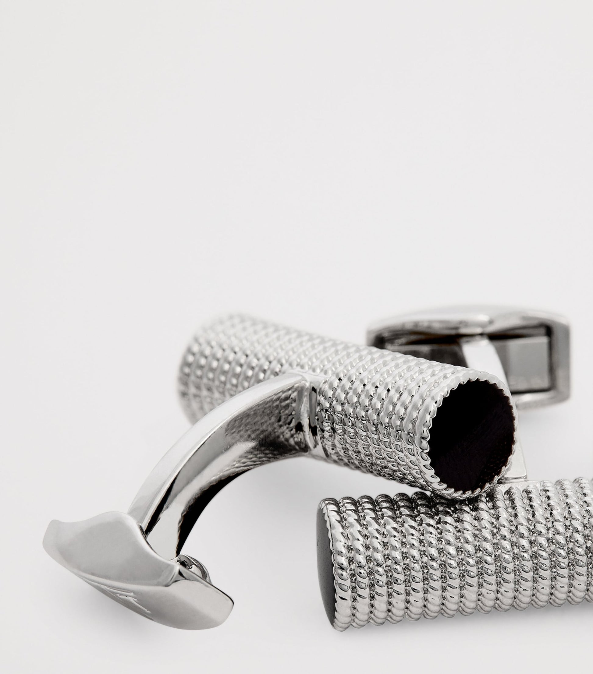Polished Cable Rope Cufflinks