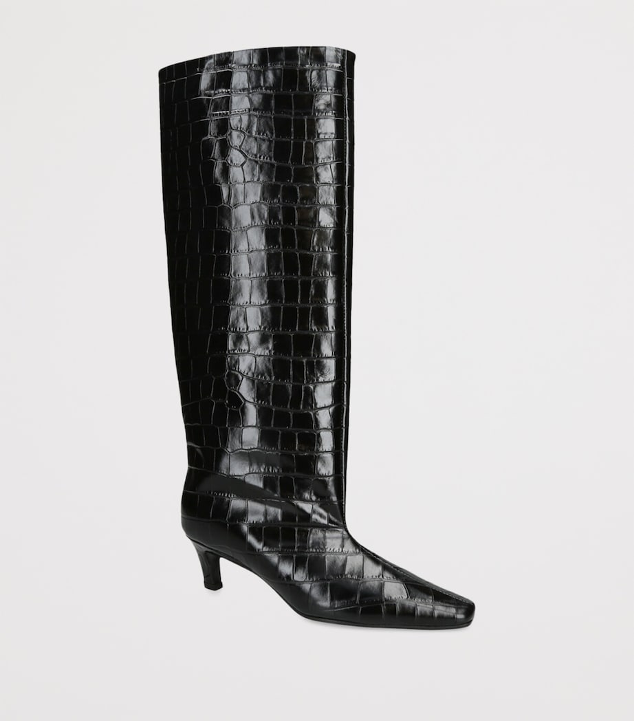 Toteme Black The Wide Shaft Boots 50