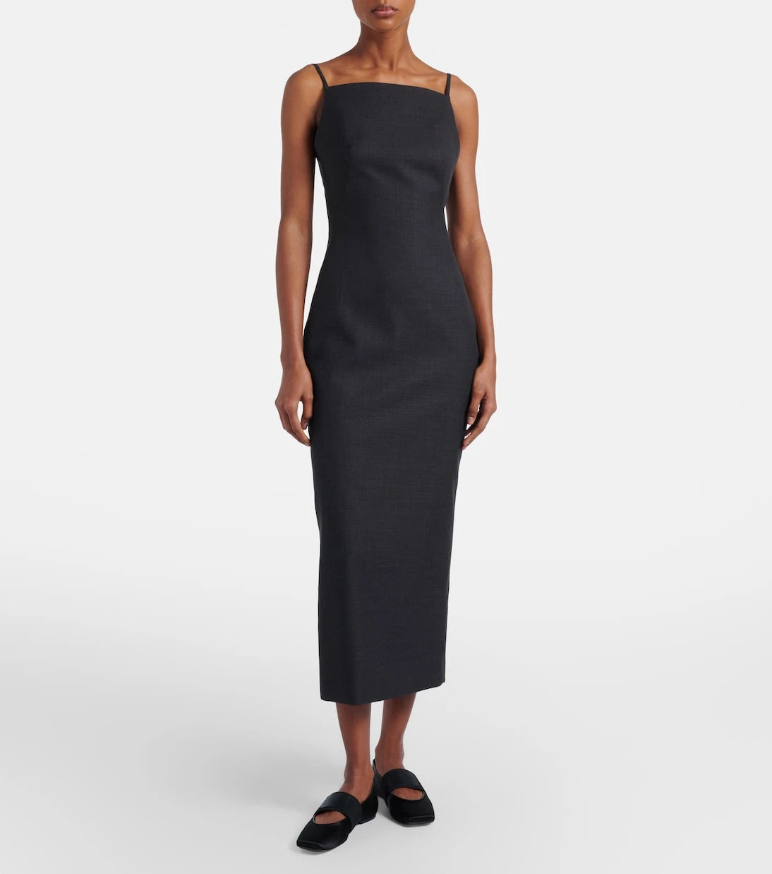 Givenchy - Sliced Square satin ballet flats