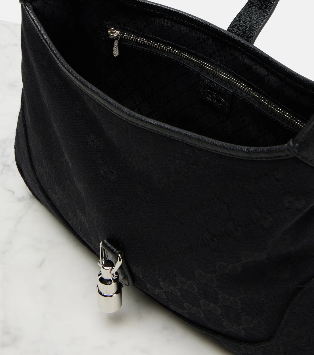 Gucci - Gucci Jackie 1961 Small canvas shoulder bag