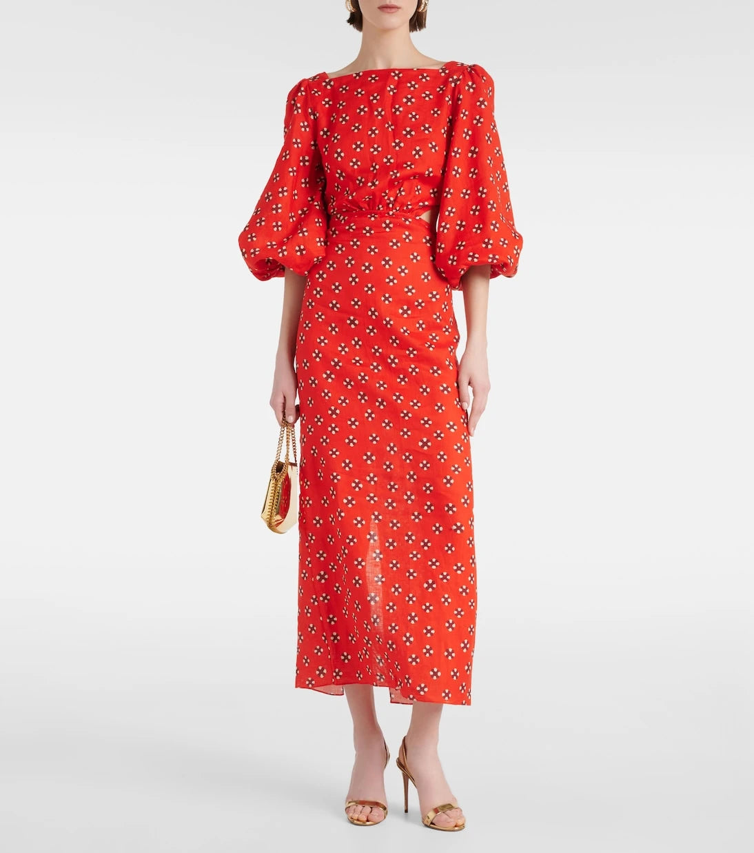 Johanna Ortiz - Printed linen midi dress