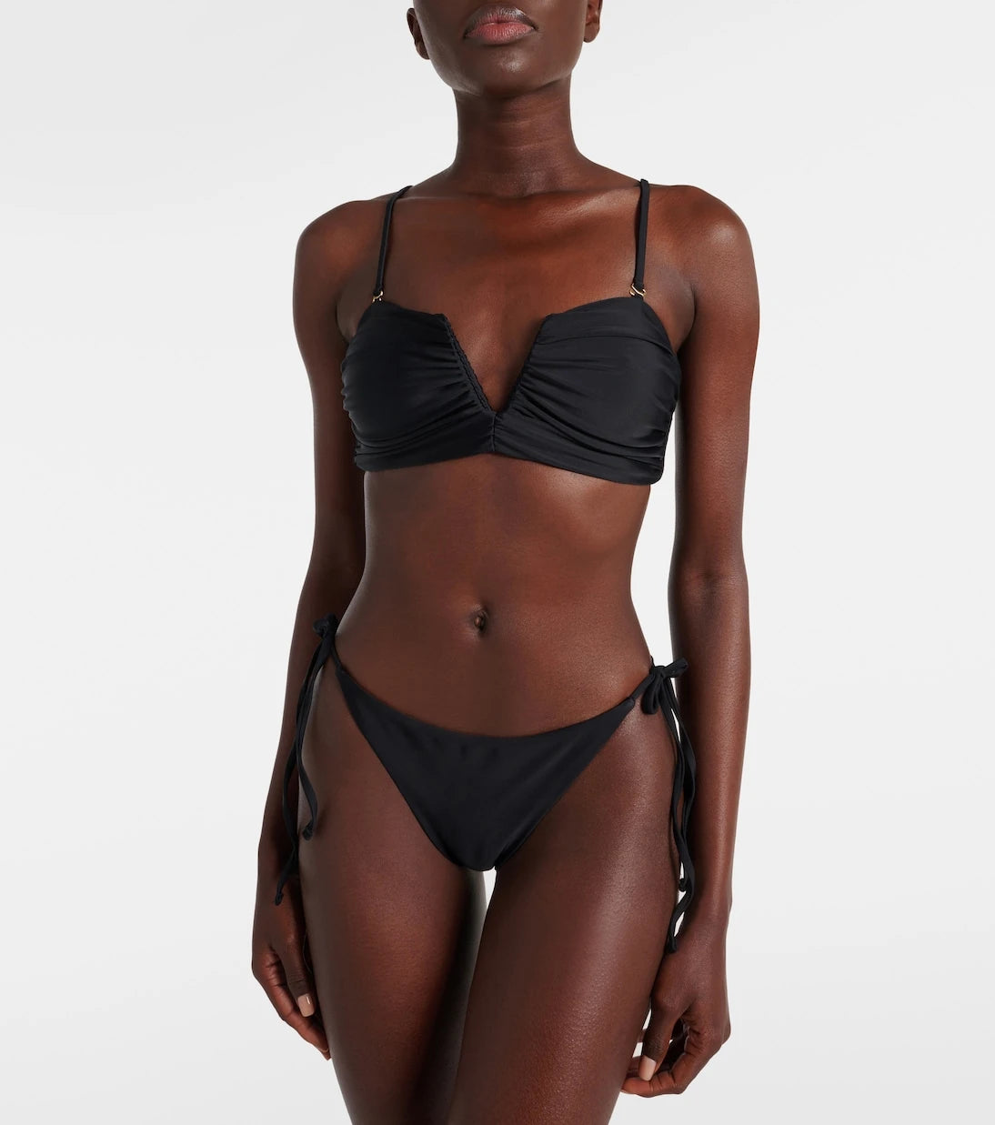 Jade Swim - توب بيكيني Calla بتصميم مزموم