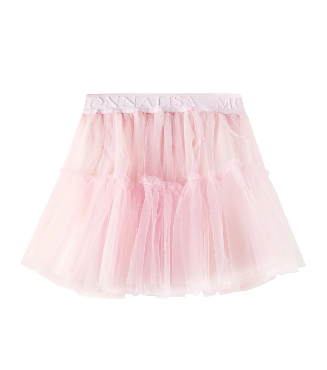 Monnalisa - Logo tulle skirt