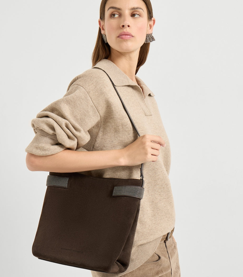 Suede Essence Shoulder Bag