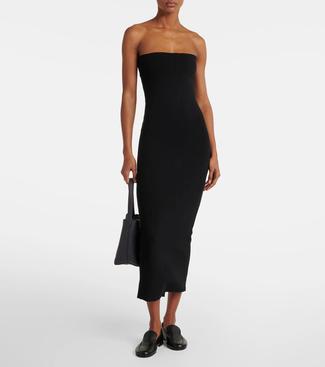 Leset - Rio bandeau jersey midi dress