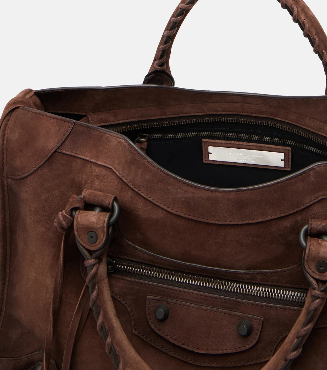 Balenciaga - Le City Medium leather top-handle bag