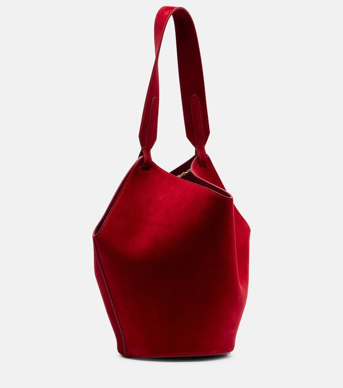 Khaite - Lotus Mini suede tote bag