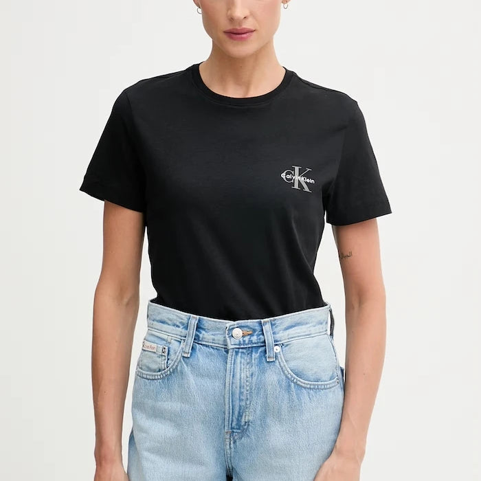 Calvin Klein Jeans kadın pamuklu tişört 2'li