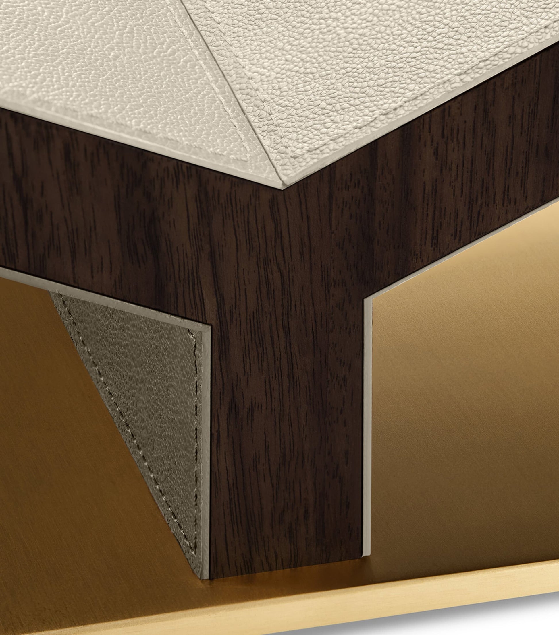 Walnut-Leather Ultimate Collector Bookstand