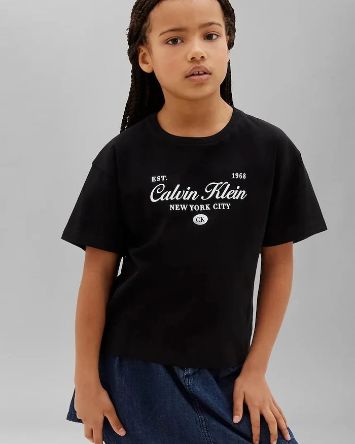 Calvin Klein Jeans Çocuk Pamuklu Tişört