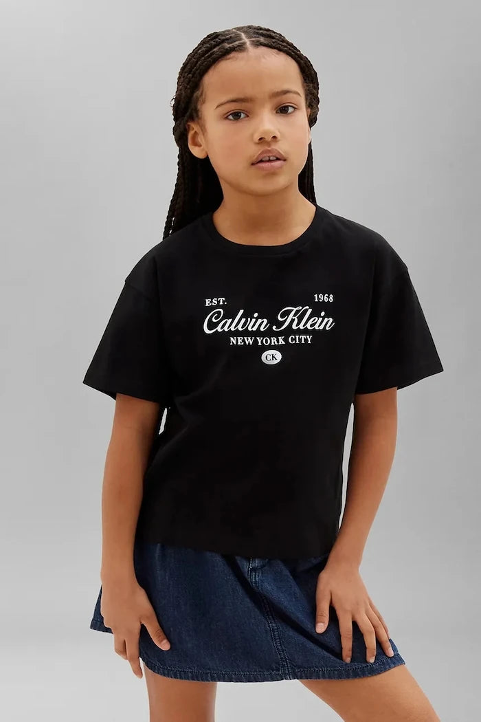 Calvin Klein Jeans тениска за деца от памук