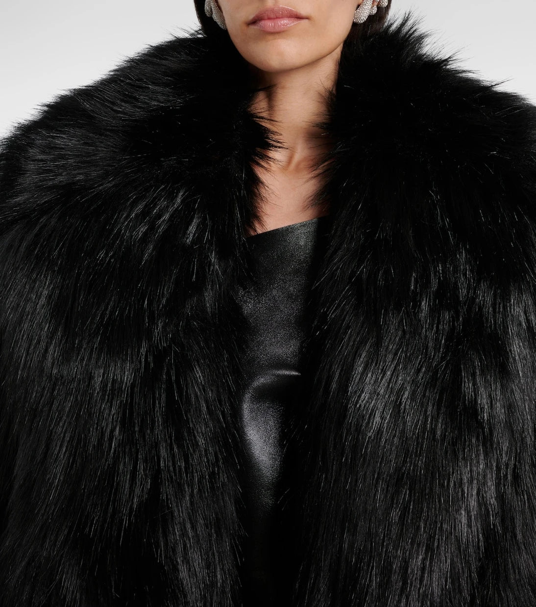 Givenchy - Faux fur cape