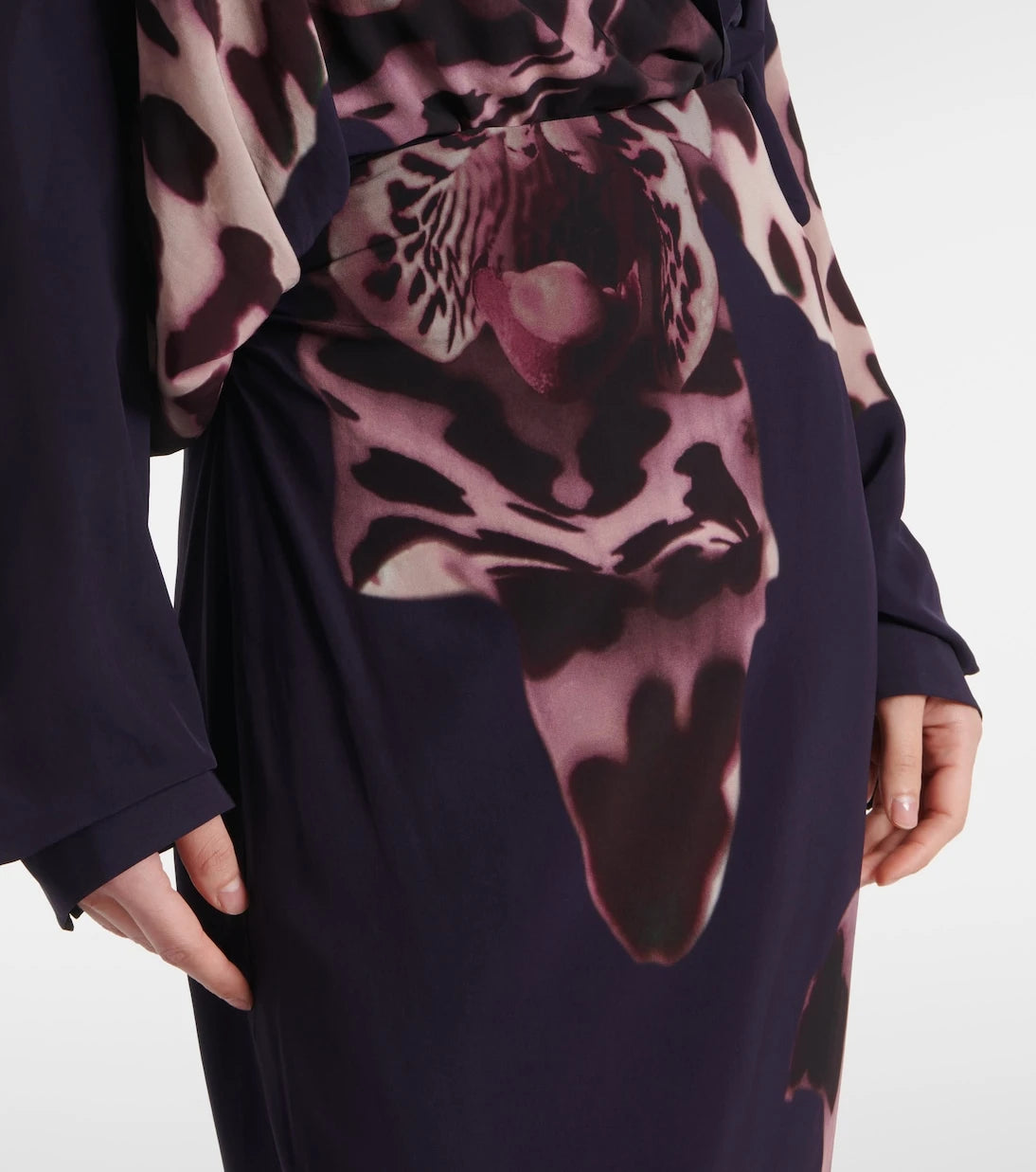 Dries Van Noten - Printed maxi skirt
