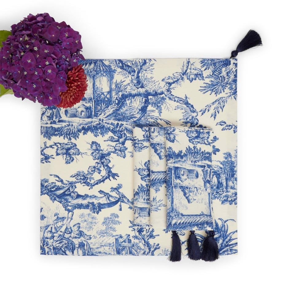 Maison Margaux Set of 4 Toile Napkins (45cm x 45cm)
