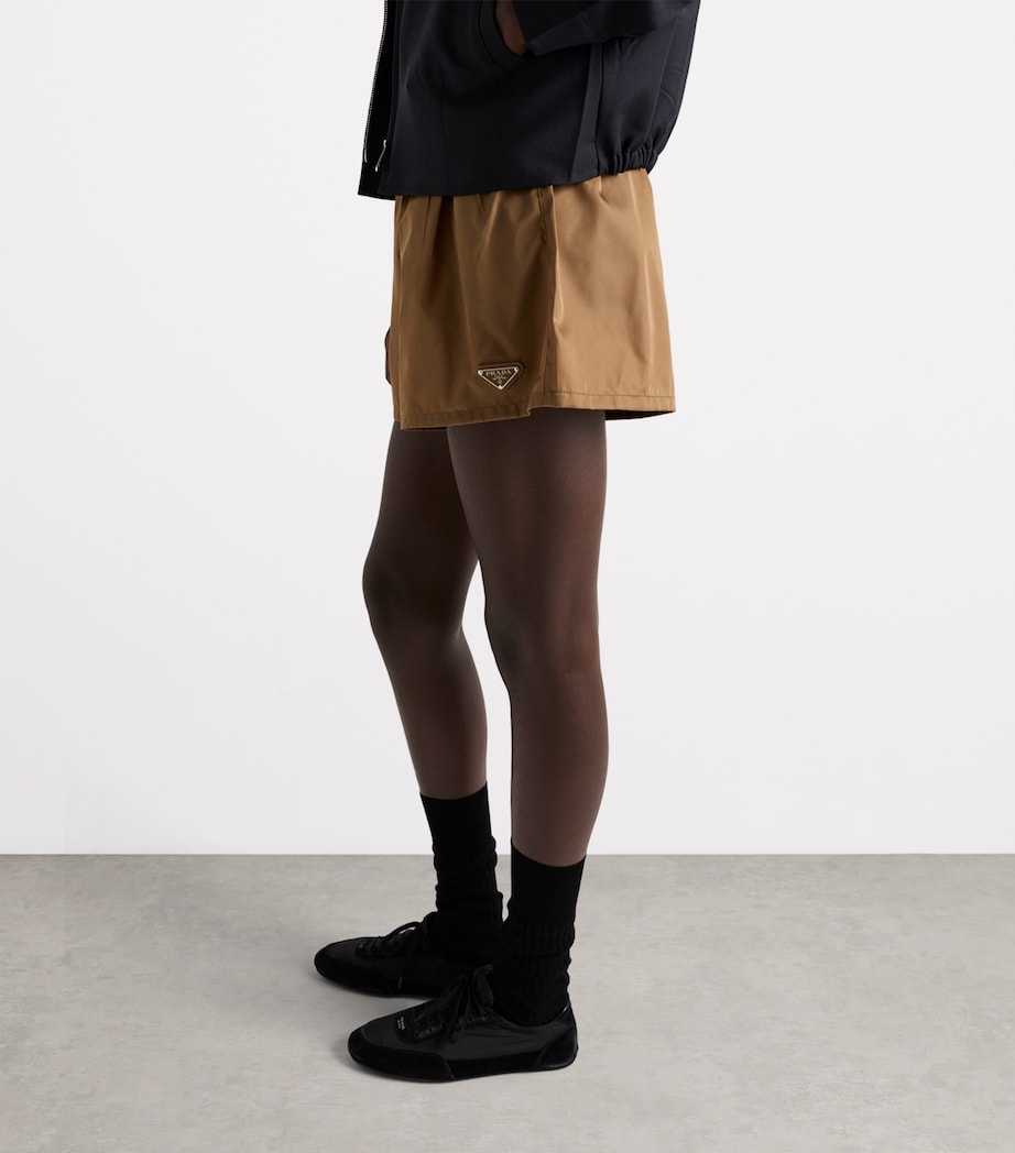 Prada Brown Re-Nylon Shorts