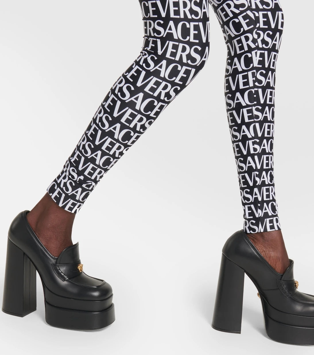 Versace - Logo-print leggings