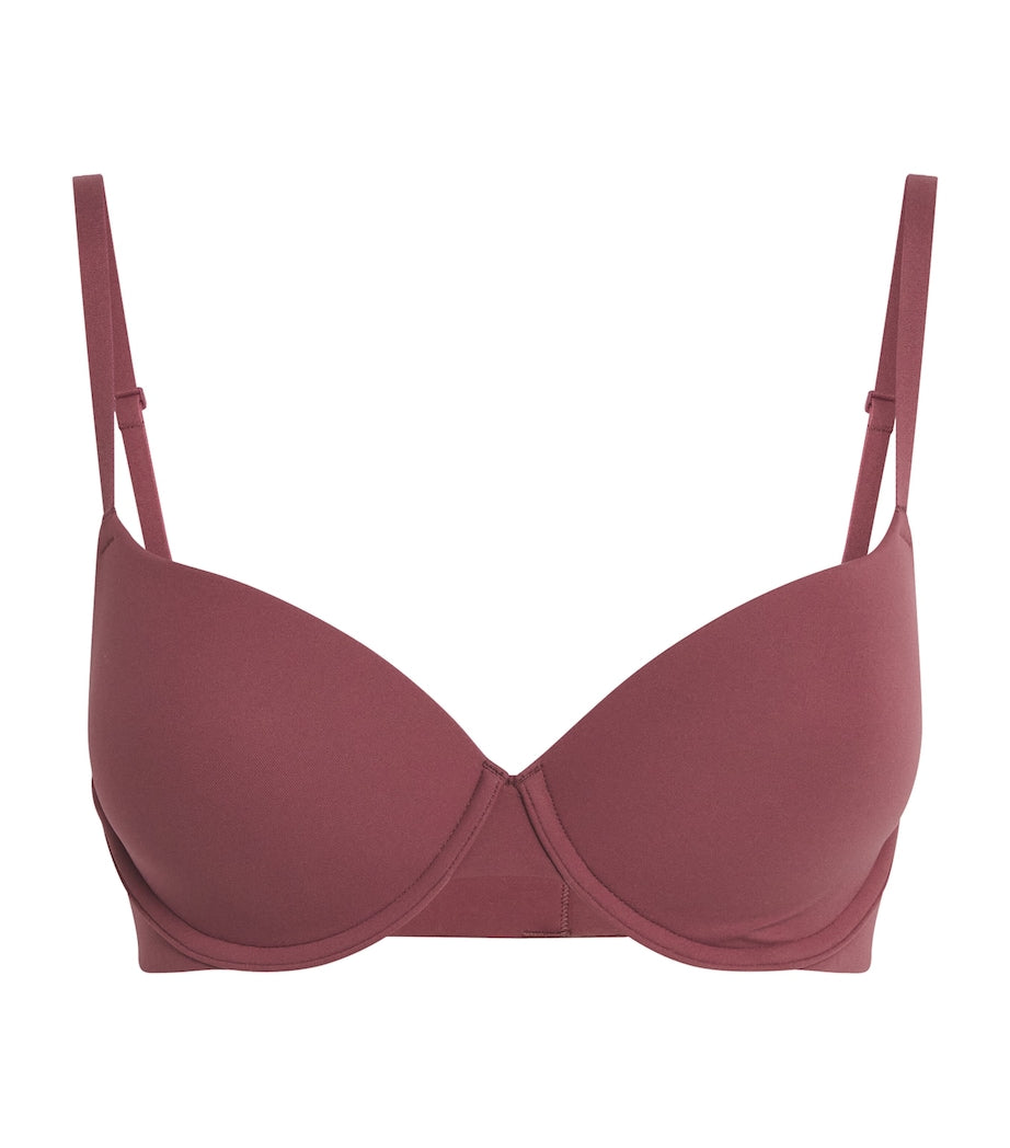 Skims Burgundy Fits Everybody T-Shirt Bra