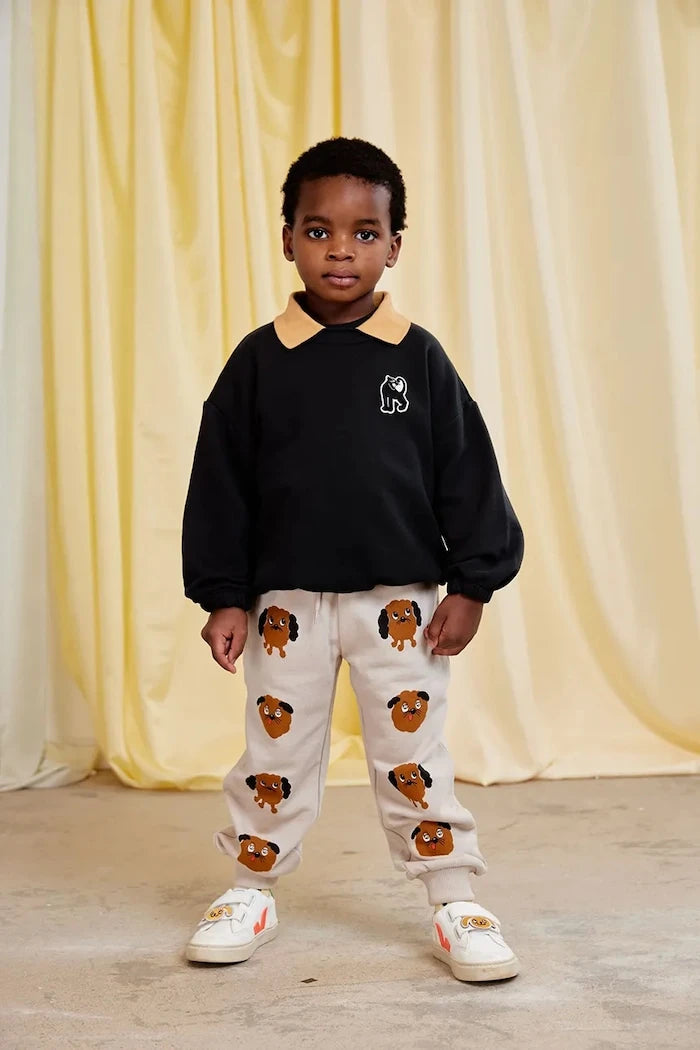 Mini Rodini Panther Çocuk Pamuklu Sweatshirt