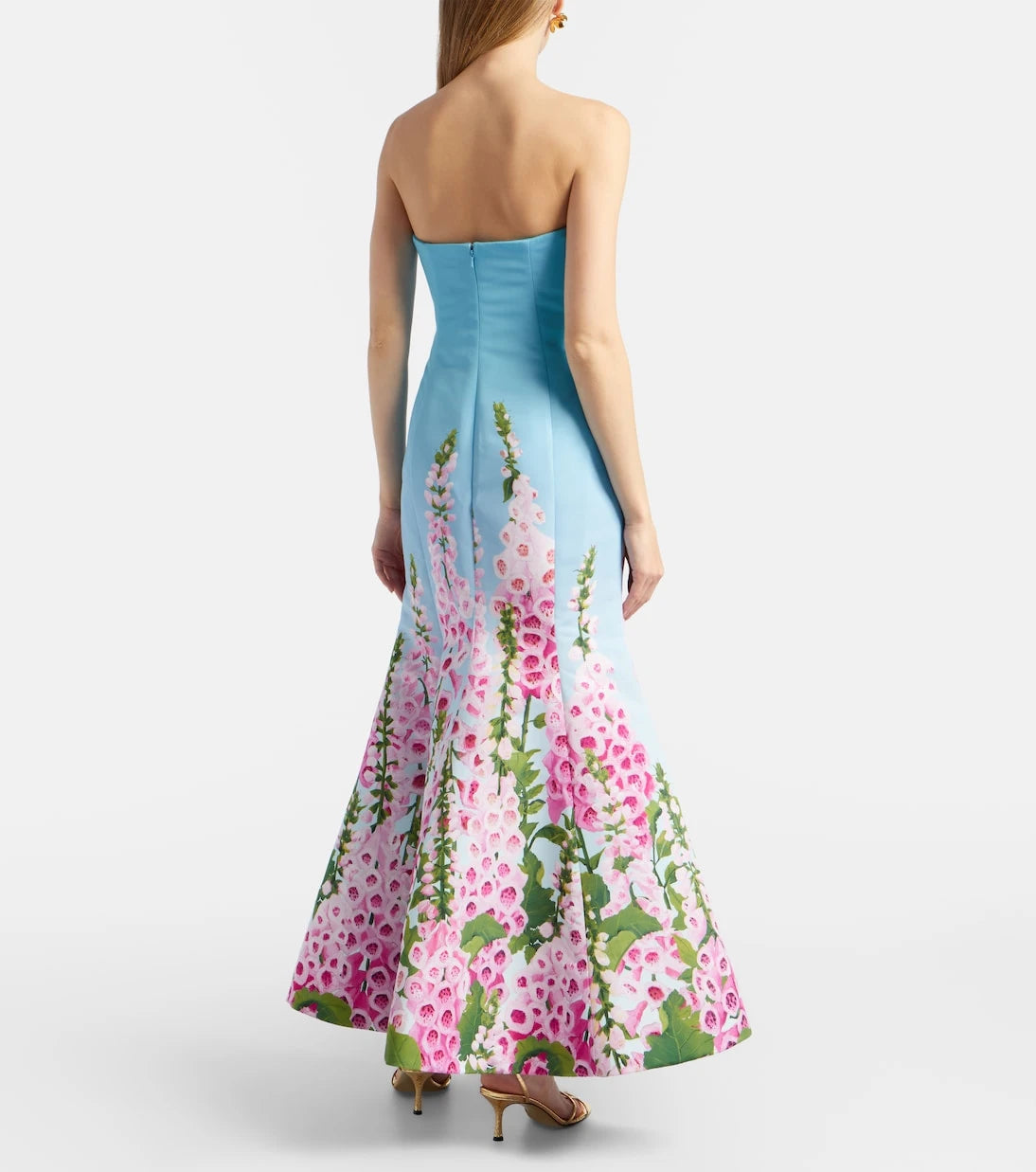 Oscar de la Renta - Foxglove corset gown