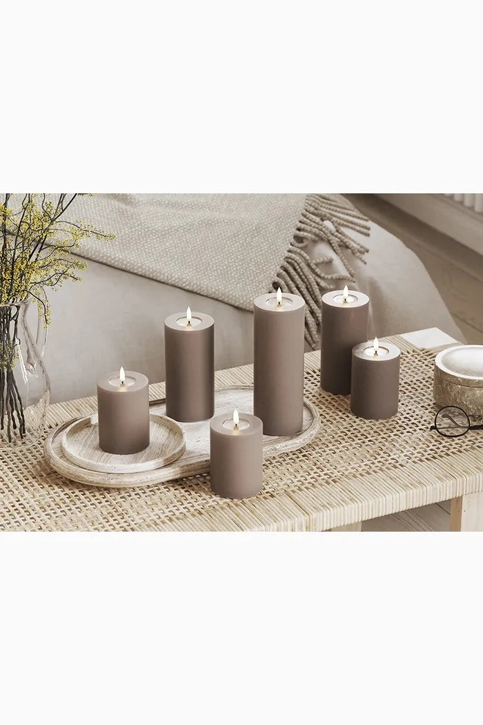 Led Mum Deluxe Homeart Mokka Çay Mumluğu 4 x 4,5 cm (2 adet)
