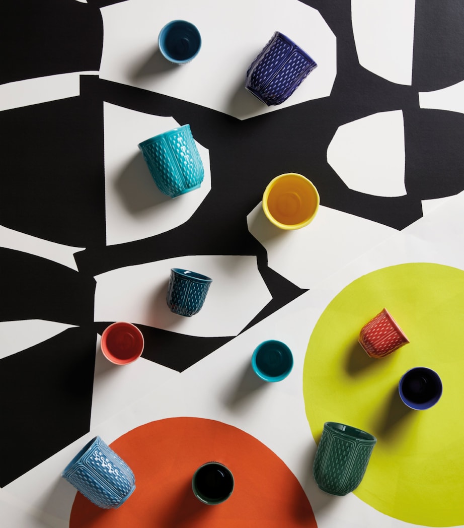 Gien Pont aux Choux Rice Grain Pattern Teacup