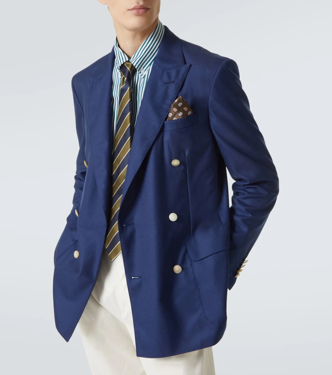 Dunhill - Double-breasted cashmere blazer