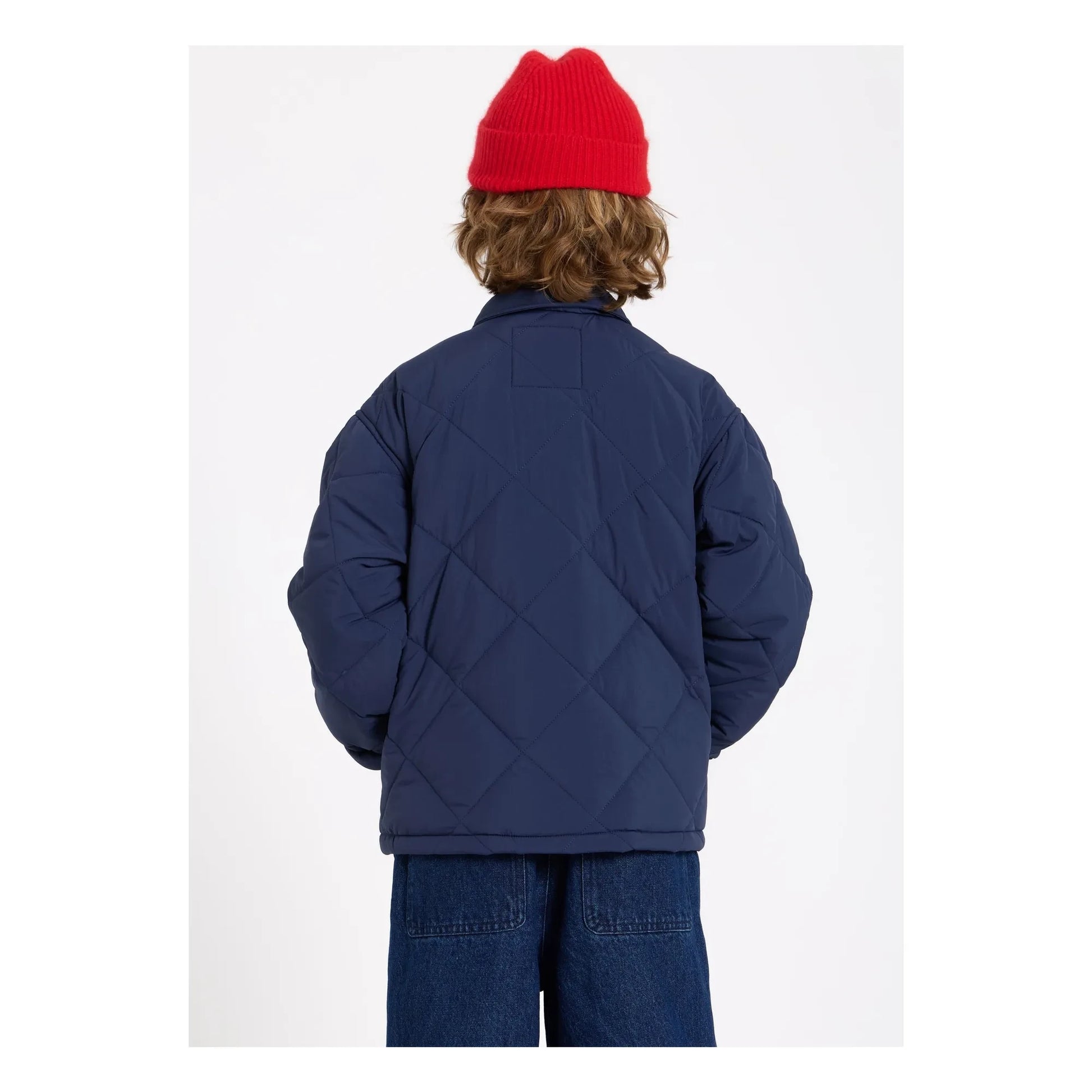 Smallable Kid - Sonny Quilted Jacket | Navy blue