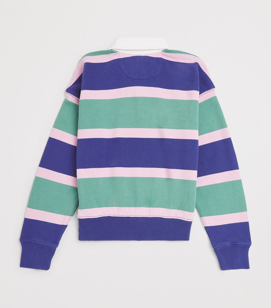 Ralph Lauren Kids Cotton Striped Polo Sweatshirt (7-14 Years)
