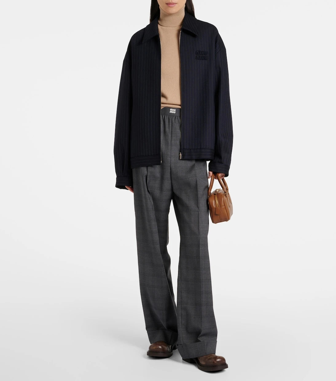 Miu Miu - Arcadie Small leather tote bag