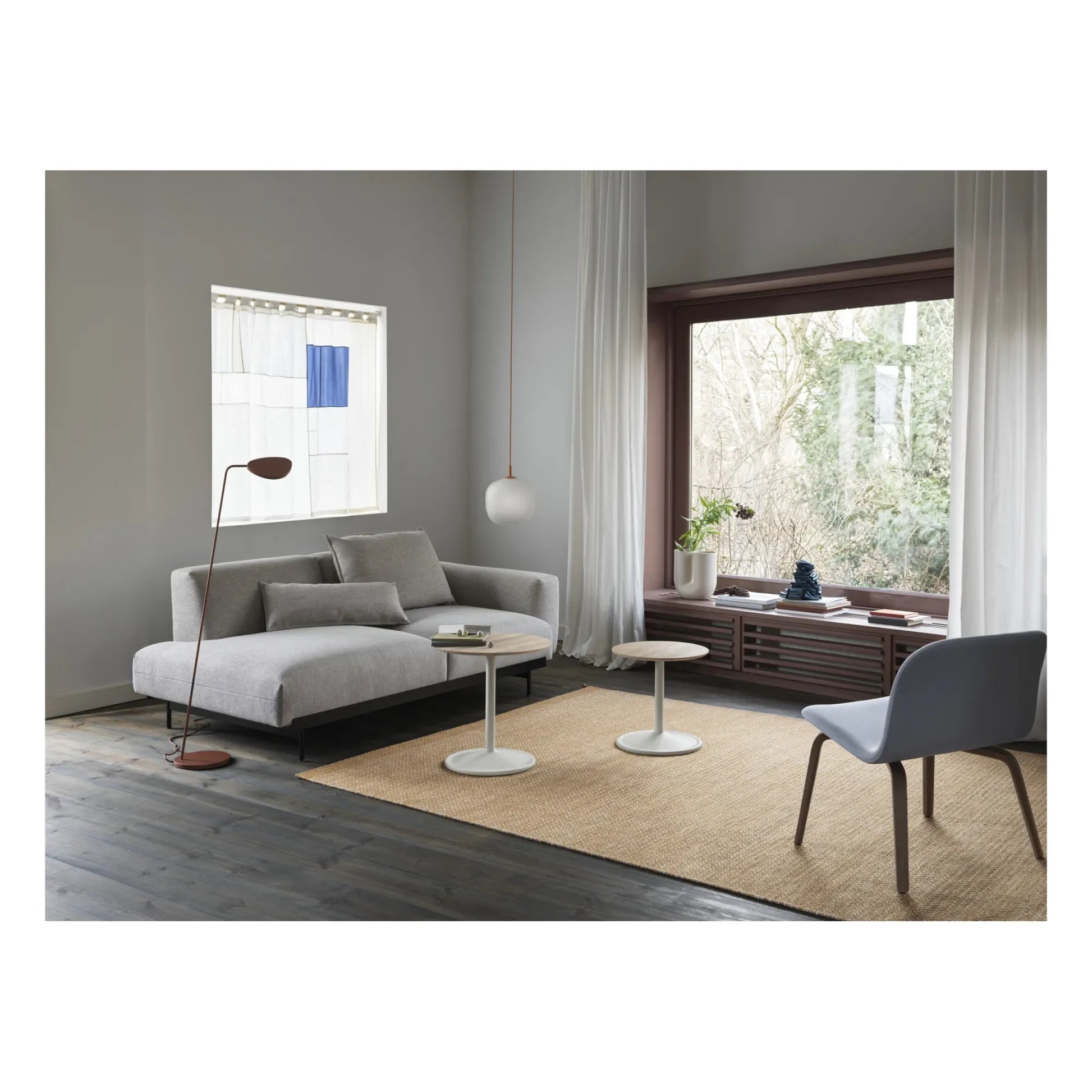 Muuto - 2-Seater Sofa - Right Side Armrest | Beige