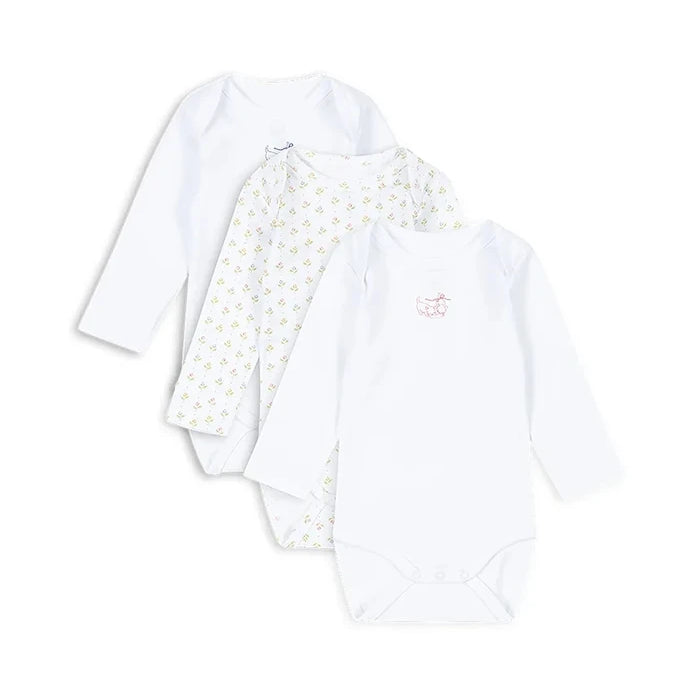 Fanga Fontana FIO 3 PACK LS BODY OCS Bebek Pamuklu Body (3 Adet)